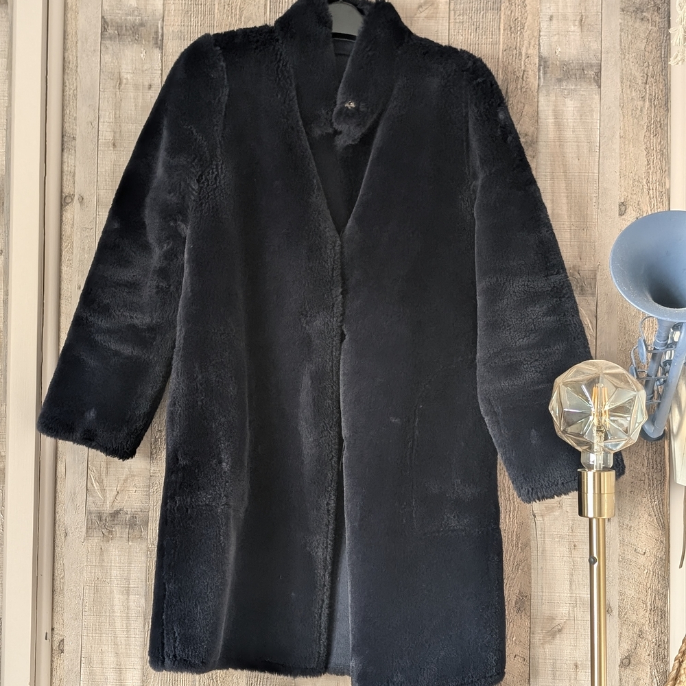 Velvet by Graham & Spencer Navy Teddy Jacket